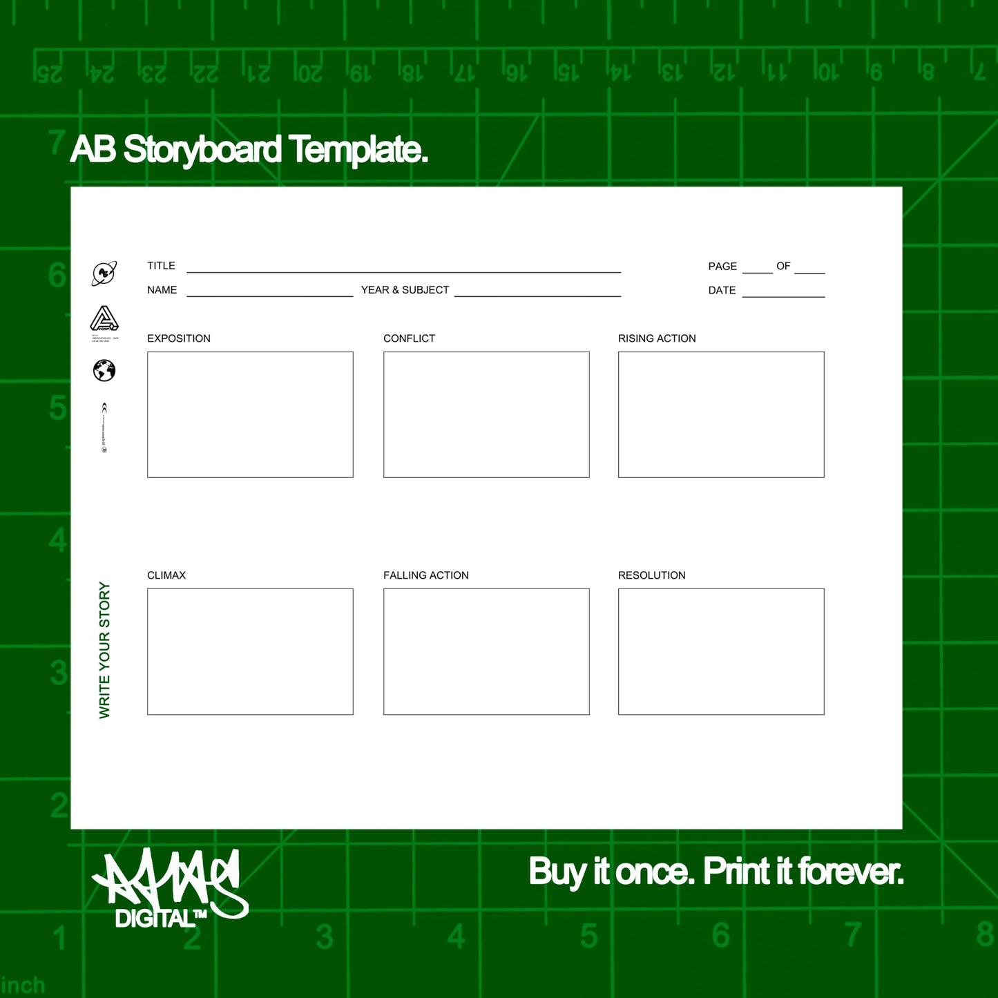 AB Story Board Template