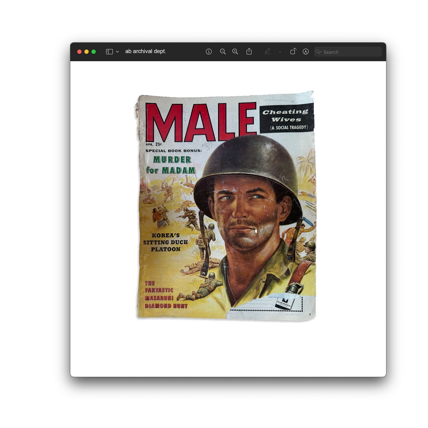 Pulp Magazines for Men