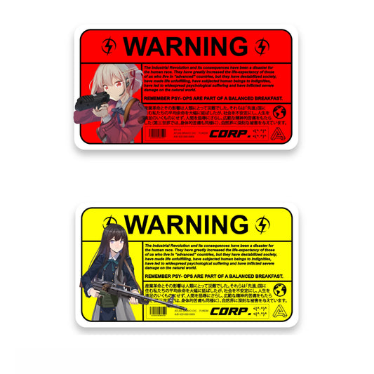 Lycoris Recoil Sticker pack. *WARNING*