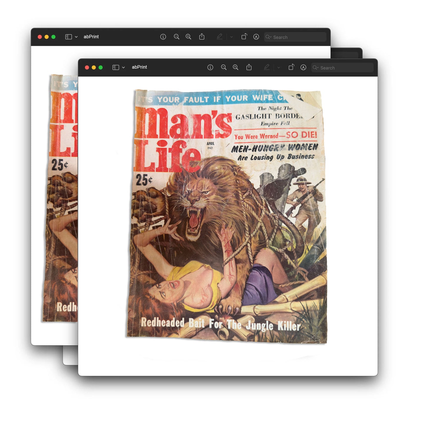 Pulp Magazines for Men