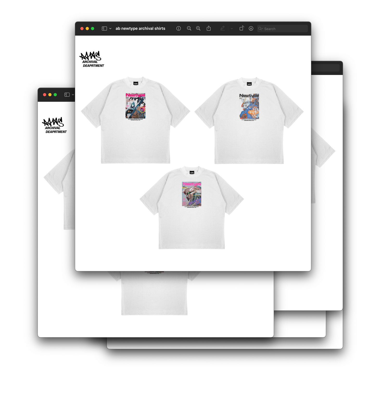 Newtype Archival Tee's