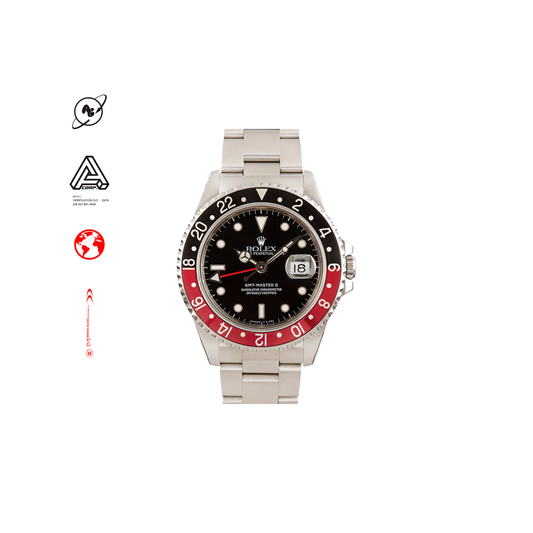 1991 Rolex GIMT-Master II Red &amp; Black Coke.